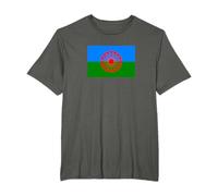 Drapeau de la Romani international Gitane Flako Homme Femme T-Shirt