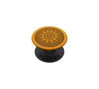 Drapeau de la Roue du DHARMACHAKRA Bouddha thaïlandais PopSockets PopGrip Adhésif