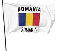 Drapeau de la Roumanie 1 drapeau de patrouille dissuasif 3X 5Ft bannière avec œillets décoration intérieure extérieure