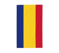 Drapeau de la Roumanie imprimé pour l'extérieur Toutes saisons Motif simple face Pour cour, porche, terrasse
