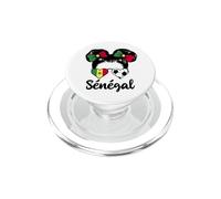 Drapeau de la Sénégal - Fille Supporters Sénégalais PopSockets PopGrip pour MagSafe