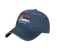 Drapeau De La Serbie Serbes Femme Homme Casquette De Baseball Réglable Casquette-Hip Hop Vintage Chapeaux Pare-Soleil pour Adulte Hip Pop Camping