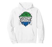 Drapeau de la Sierra Leone - Motif Lion Fier Sweat à Capuche