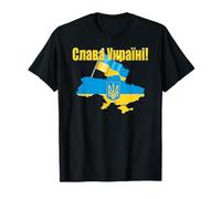 Drapeau de la Slava Ukraine et des couleurs de gloire à Ukraine T-Shirt