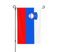 Drapeau de la Slovénie Convient pour l'intérieur et l'extérieur, parfait pour la maison, le jardin, les événements et les expositions patriotiques.