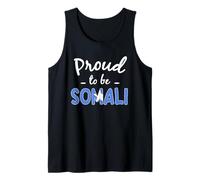 Drapeau de la Somalie avec Inscription « Proud to Be Somali Pride » Débardeur