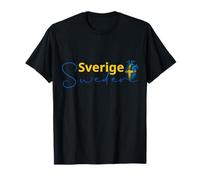 Drapeau de la Suède : I Love Sweden, Sweden National Fans T-Shirt