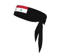 Drapeau de la Syrie 3 Drapeau de la Tunisie Bandeau à nouer unisexe pour adulte, évacuant l'humidité, pour la course à pied, le yoga et le vélo