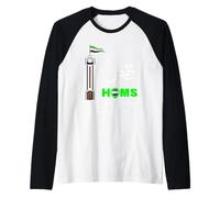 Drapeau de la Syrie, Homs City Manche Raglan