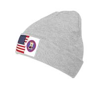 Drapeau De La Tribu Sioux De Lower Brule Et De L'Amérique Bonnet Hiver Thermique Bonnet Homme Coupe-Vent Chapeau Tricoté pour Shopping Vie Quotidienne Cyclisme