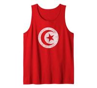 Drapeau DE LA Tunisie Tunis Afrique du Nord Débardeur