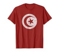 Drapeau DE LA Tunisie Tunis Afrique du Nord T-Shirt