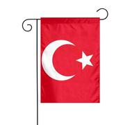 Drapeau de la Turquie - 30,5 x 45,7 cm - Drapeau vertical double face - Drapeau décoratif d'intérieur et d'extérieur - Drapeaux de jardin