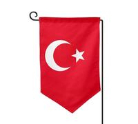 Drapeau de la Turquie - Décoration extérieure - Pour jardin et terrasse - 30,5 x 45,7 cm - Plusieurs formes