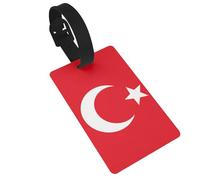 Drapeau de la Turquie - Étiquettes de bagage de voyage en avion - Protection de la vie privée - Accessoires de bagages - Pour femme et enfant