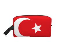 Drapeau de la Turquie Trousse de toilette multifonctionnelle de voyage Sac de rangement quotidien et fitness pour cosmétiques, papeterie et plus encore
