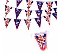 Drapeau de la victoire sur le Japon 2025, souvenir décoratif pour 80e anniversaire de la victoire sur le Japon, 1945-2025 Décorations britanniques de la Seconde Guerre mondiale (VJ 10 m-A)