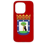 Drapeau de la Ville de Madrid Espagne Coque pour iPhone 15 Pro