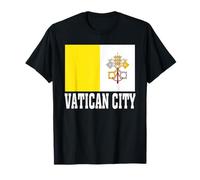 Drapeau de la Ville du Vatican - Souvenir Patriotique des Racines nationales T-Shirt
