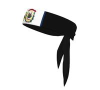 Drapeau de la Virginie-Occidentale 7 Emblème national du Wisconsin Bandeau à nouer unisexe pour adulte Bandeaux anti-transpiration d'entraînement pour la course à pied, le yoga et le vélo