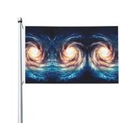 Drapeau de la Voie lactée avec œillets pour intérieur et extérieur 91 x 152 cm