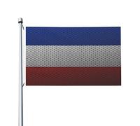Drapeau De La Yougoslavie Avec Œillets Garden Flag Drôle Drapeaux Décoratif Décoration Pour Patio Intérieure Pelouse 90X150Cm