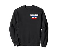 Drapeau de la Yougoslavie avec Poche Motif fierté du Patrimoine yougoslave Sweatshirt