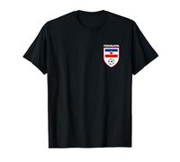 Drapeau de la Yougoslavie avec un ballon de football T-Shirt