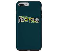 Drapeau de l'ADN jamaïcain du New Yorker Heritage Coque pour iPhone 7 Plus/8 Plus