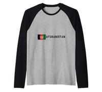 Drapeau de l'Afghanistan Fierté Manche Raglan