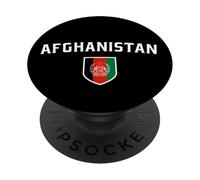 Drapeau de l'Afghanistan Souvenir Classique Badge Bouclier PopSockets PopGrip Adhésif
