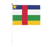 Drapeau de l'Afrique centrale, compact et léger, adapté pour les défilés, les événements et le soutien des fans