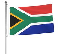 Drapeau de l'Afrique du Sud 2x3 double face - Bannière d'extérieur robuste et décorative, idéale pour le jardin, la chambre et la décoration de fête