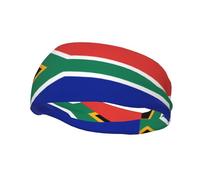 Drapeau de l'Afrique du Sud - Bandeau décoratif tendance - Respirant, doux et évacuant la transpiration - Fabriqué en 100 % polyester