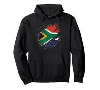 Drapeau de l'Afrique du Sud déchiré Country Pride Sweat à Capuche
