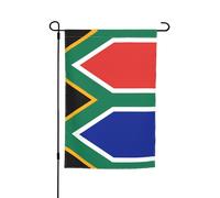 Drapeau de l'Afrique du Sud - Drapeau de jardin double face pour l'extérieur, décorations saisonnières parfaites - Drapeau de jardin - 30,5 x 45,7 cm