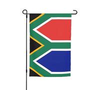 Drapeau de l'Afrique du Sud - Drapeaux décoratifs de jardin imprimés - Convient pour balcon, terrasse, pelouse, jardin, fête des mères, Noël, Halloween, décorations de vacances