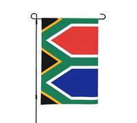 Drapeau de l'Afrique du Sud - Grand drapeau de jardin pour l'extérieur - Double face - Motif imprimé complet