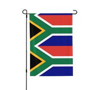 Drapeau de l'Afrique du Sud - Panneaux de cour double face - Durable - 71,1 x 101,6 cm - Décoration saisonnière