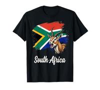 Drapeau de l'Afrique du Sud Springbok National Pride T-Shirt