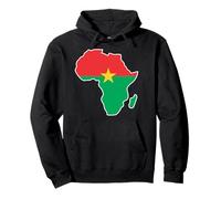 Drapeau de l'Afrique pour le Burkina Faso et le capitaine Ibrahim Traore Sweat à Capuche