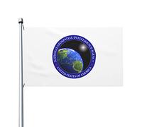 Drapeau de l'Agence nationale de renseignement géospatial des États-Unis (90 x 150 cm), en polyester résistant double face, pour décoration extérieure, terrasse ou jardin.