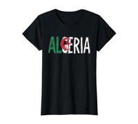 Drapeau de l'Algérie Design Vintage Style Graphique Souvenir Algérien T-Shirt Graphique avec Valeur