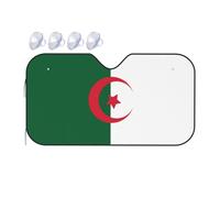 Drapeau de l'Algérie Petit Imprimé Voiture Pare-Brise Avant Pare-Soleil - Fenêtre De Voiture, Refroidissement Rapide 15℃