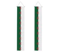Drapeau de l'Algérie pour décoration de fête de remise de diplôme - Convient pour une utilisation en intérieur et en extérieur, un incontournable pour célébrer la remise de diplôme