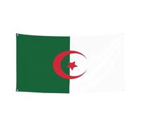 Drapeau de l'Algérie pour fête, décoration extérieure et intérieure, durable et résistant aux UV, parfait pour un anniversaire, Halloween, et plus encore