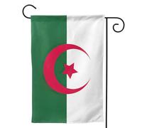 Drapeau de l'Algérie pour l'extérieur - Durable - Double face - Décoration de vacances