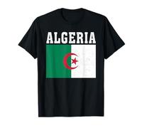 Drapeau de l'Algérie - Souvenir Patriotique des Racines nationales T-Shirt