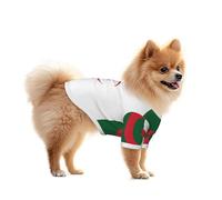 Drapeau de l'Algérie - T-shirt pour chien et chat - Doux et respirant - Pour chiens et chats de petite et grande taille