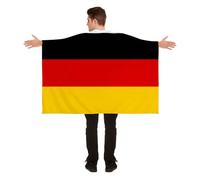Drapeau de l'Allemagne, à porter autour du cou, article pour fans de l'Allemagne, Coupe du monde 2026, drapeau de football, à bandoulière, pour hommes et femmes, Coupe du Monde 2026, Coupe du Monde